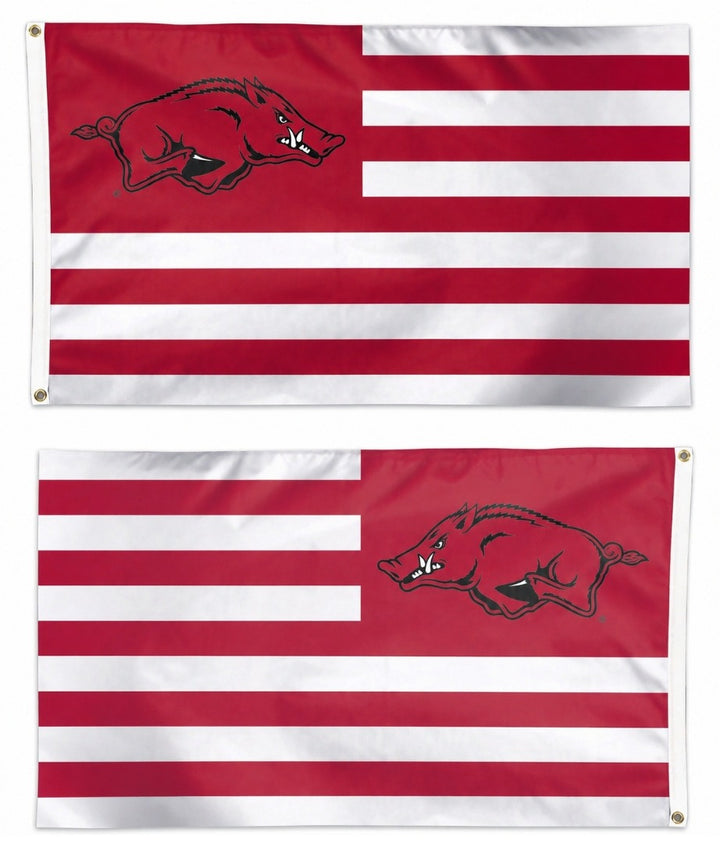 Arkansas Razorbacks Americana 3x5 Flag heartlandflags