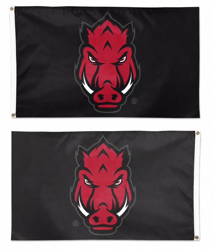Arkansas Razorbacks Black 3x5 Flag heartlandflags