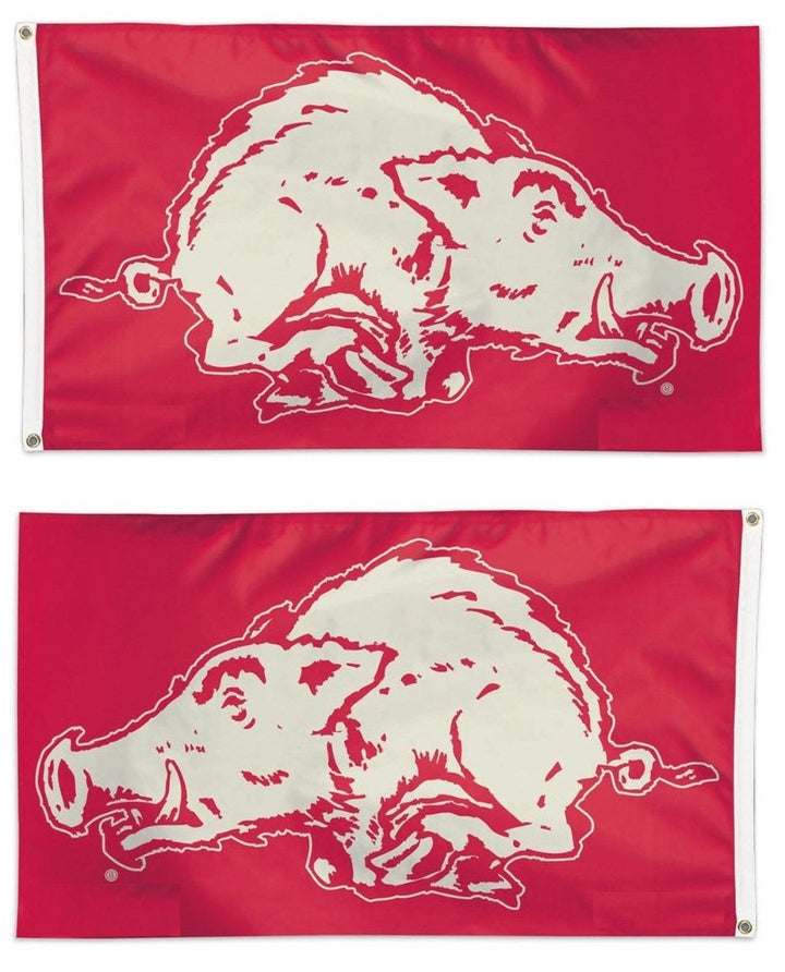 Arkansas Razorbacks Flag 3x5 College Vault Retro Logo heartlandflags
