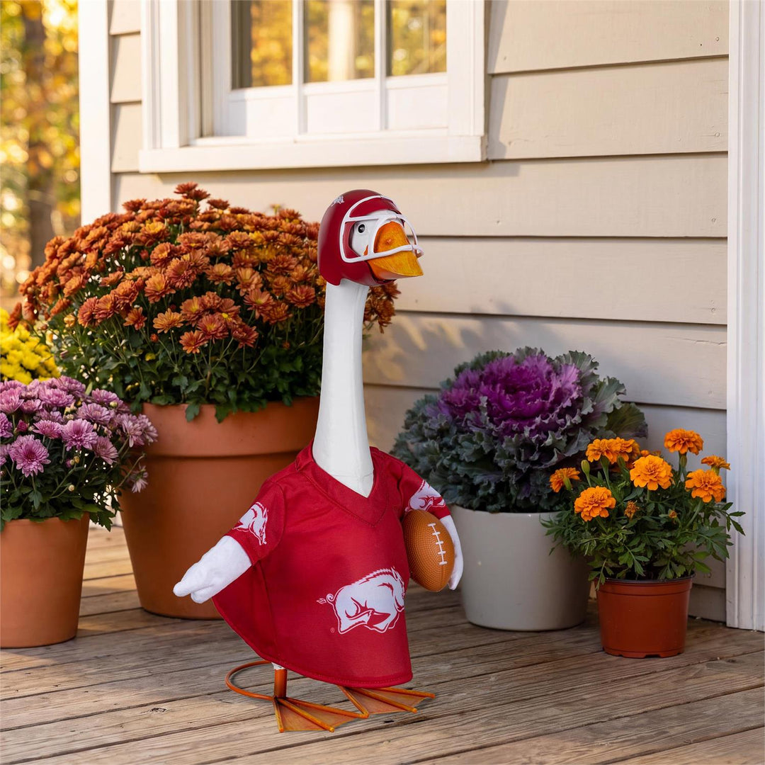 Arkansas Razorbacks Football Porch Goose Outfit for 21-Inch Goose heartlandflags