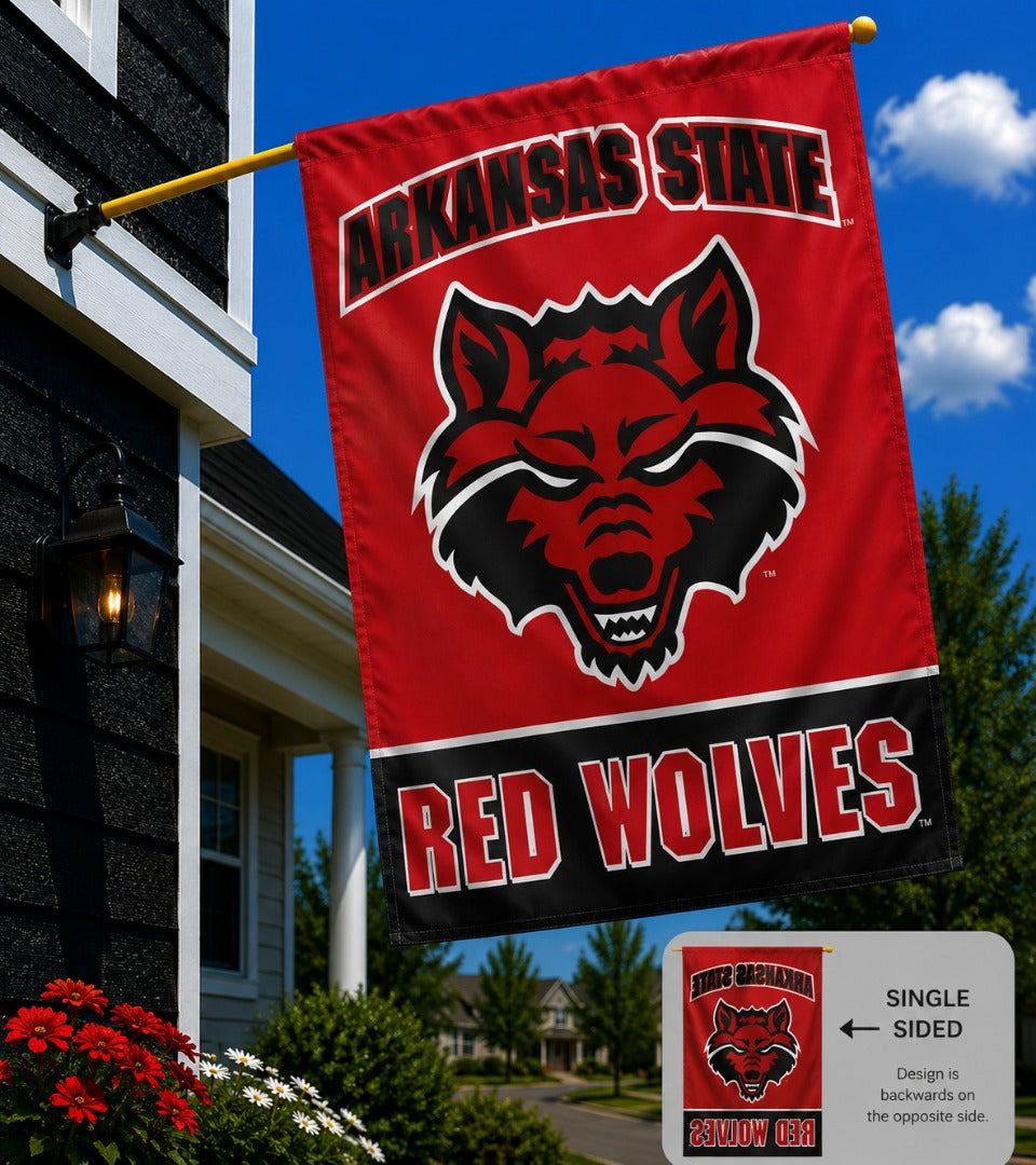 Arkansas State Red Wolves Banner heartlandflags