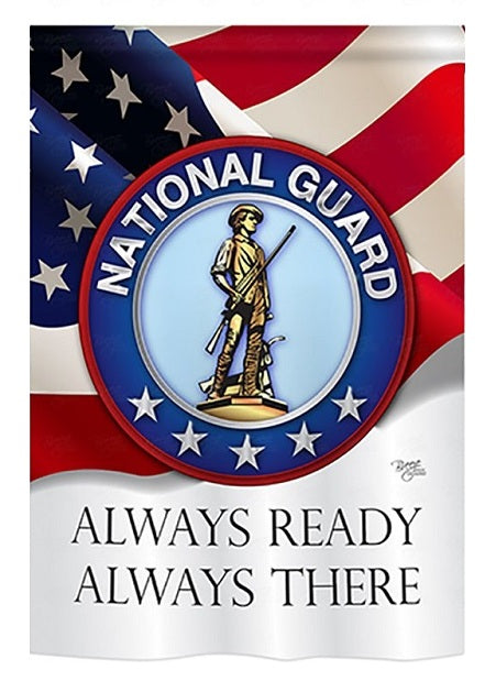 Army National Guard 2 Sided Garden Flag Always Ready Always There heartlandflags