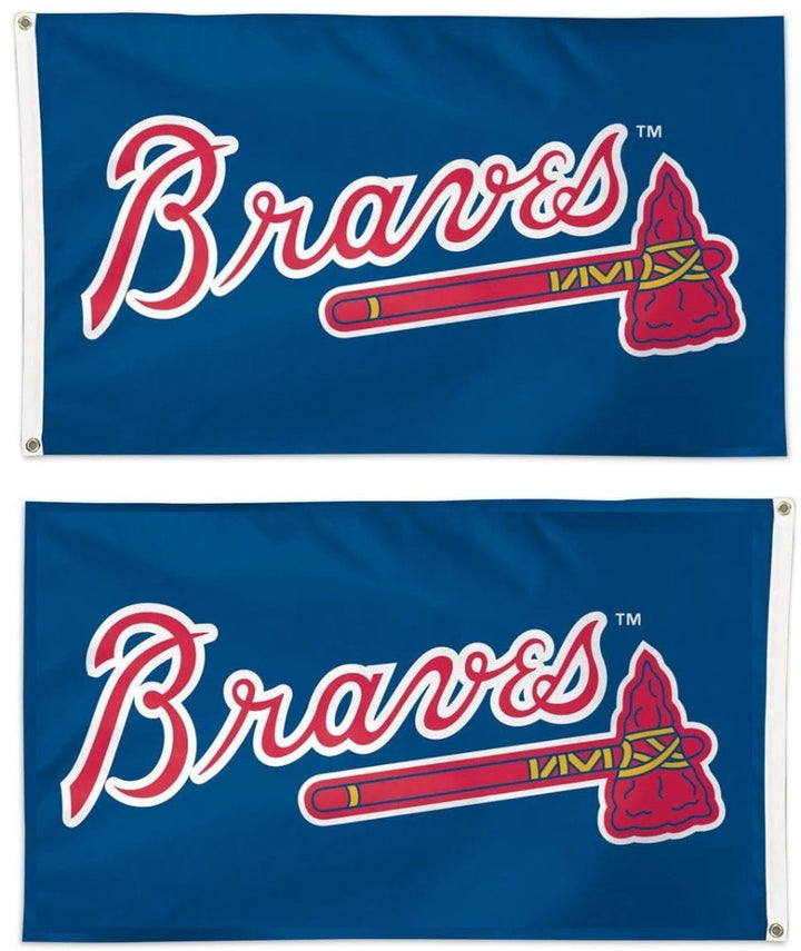 Atlanta Braves Flag 3x5 Logo 2 Sided heartlandflags