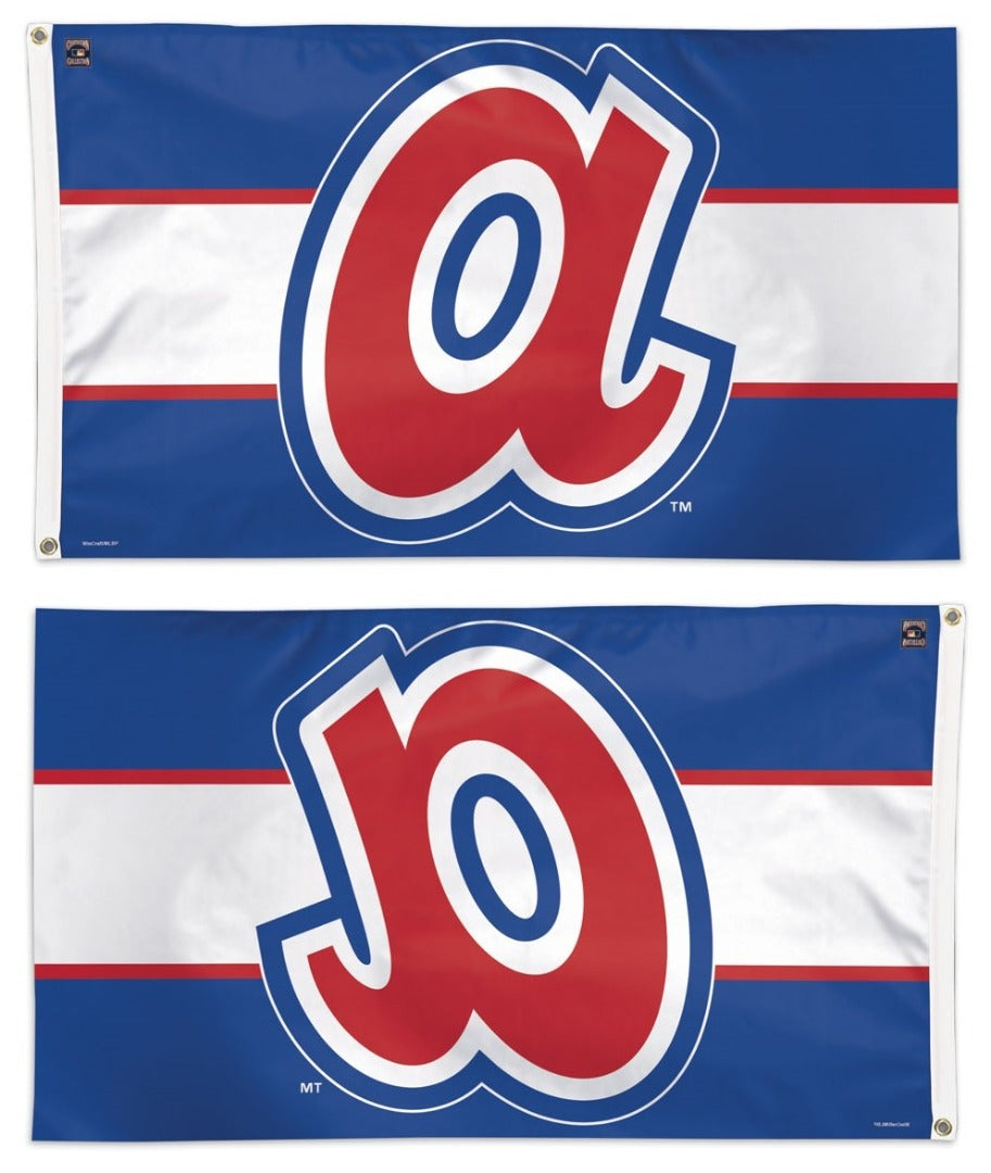 Atlanta Braves Flag 3x5 Retro Throwback Logo heartlandflags