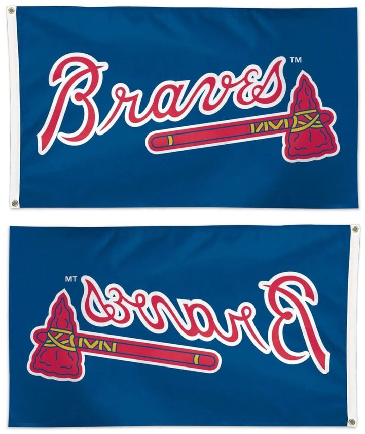 Atlanta Braves Flag 3x5 Single Sided Logo heartlandflags