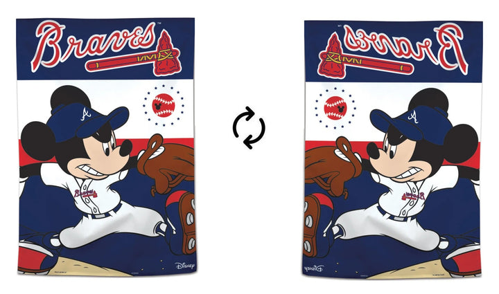 Atlanta Braves Flag Mickey Mouse Banner