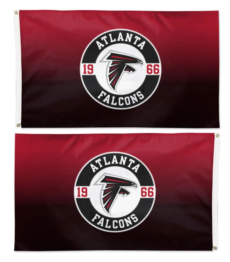 Atlanta Falcons 2 Sided Applique 3x5 Flag heartlandflags