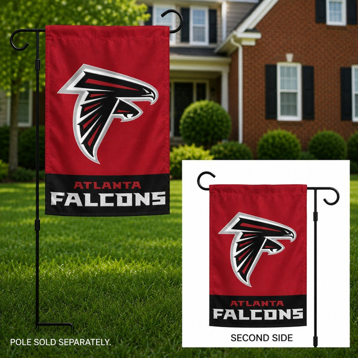 Atlanta Falcons 2 Sided Embroidered Garden Flag heartlandflags