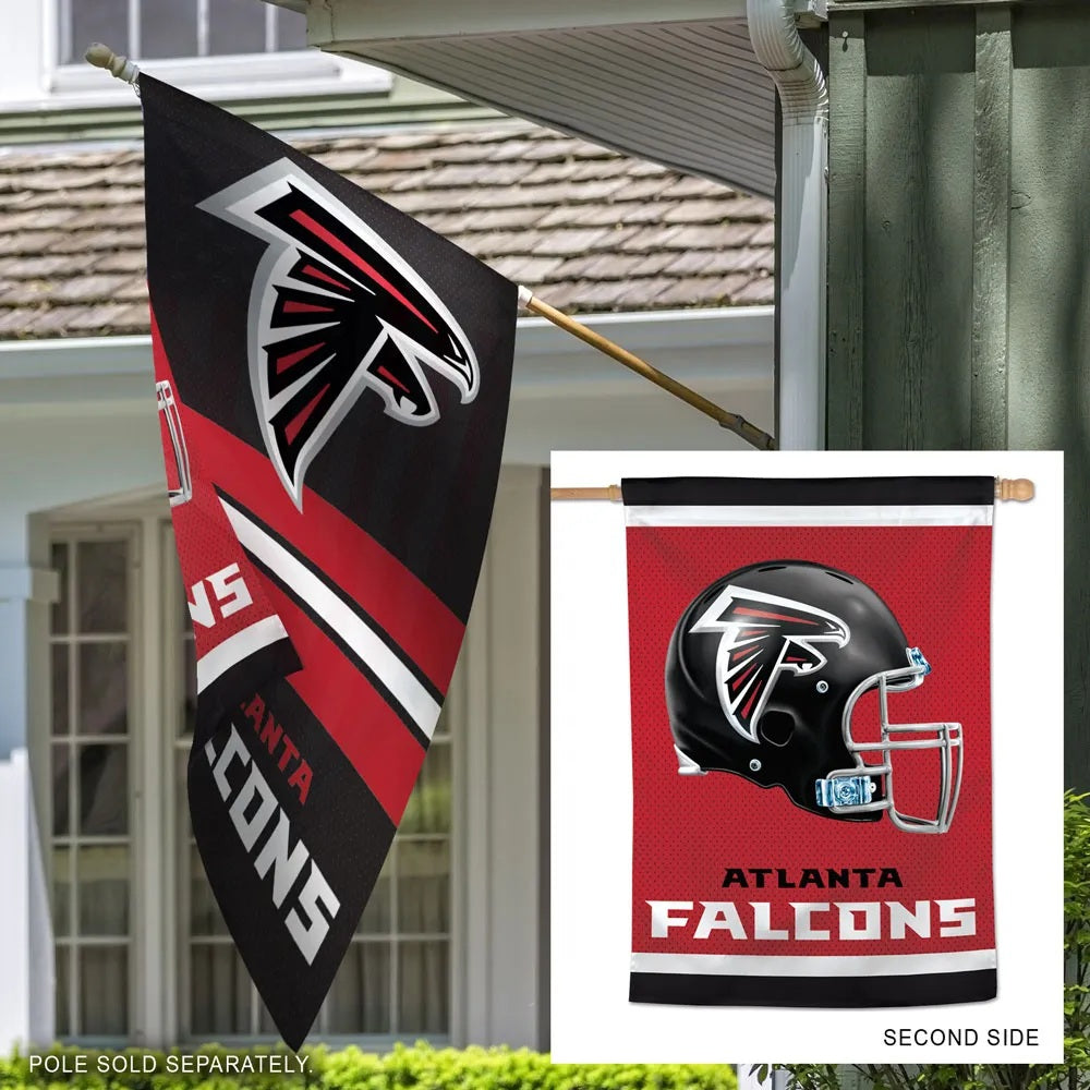 Atlanta Falcons Banner 2 Sided NFL House Flag Double Logo heartlandflags
