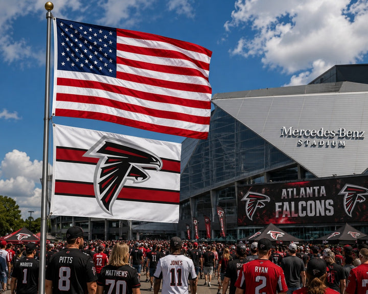 Atlanta Falcons Flag 3x5 Away Stripe heartlandflags