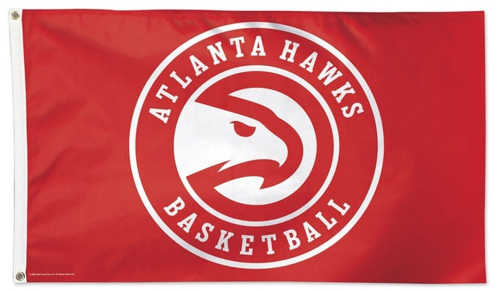 Atlanta Hawks Basketball Flag 3x5 Red heartlandflags