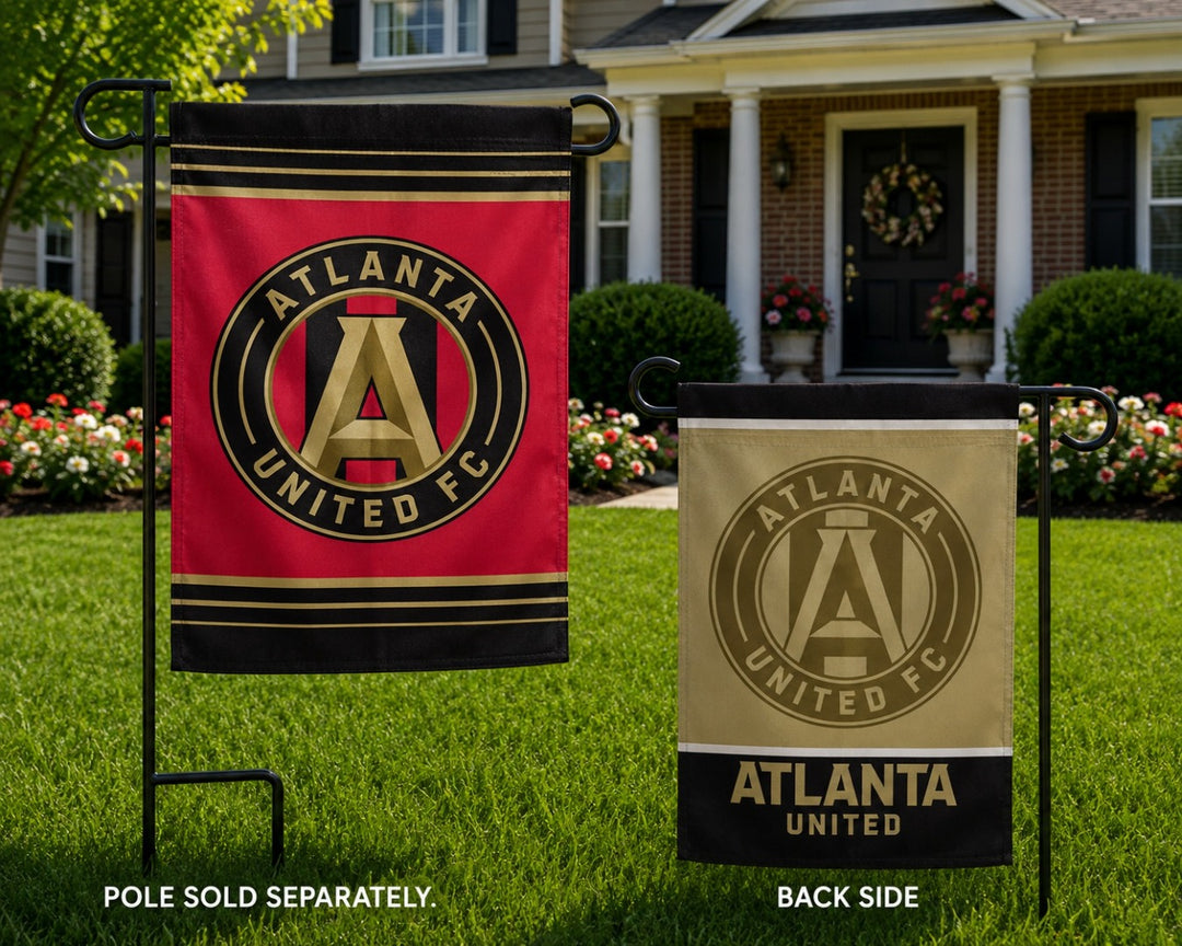 Atlanta United FC 2 Sided Garden Flag heartlandflags