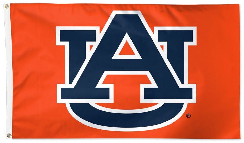 Auburn Tigers Flag 3x5 Orange AU Logo heartlandflags