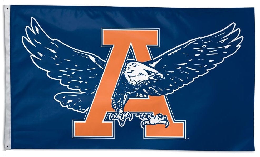 Auburn Tigers Flag 3x5 Retro 2 Sided War Eagle Logo heartlandflags