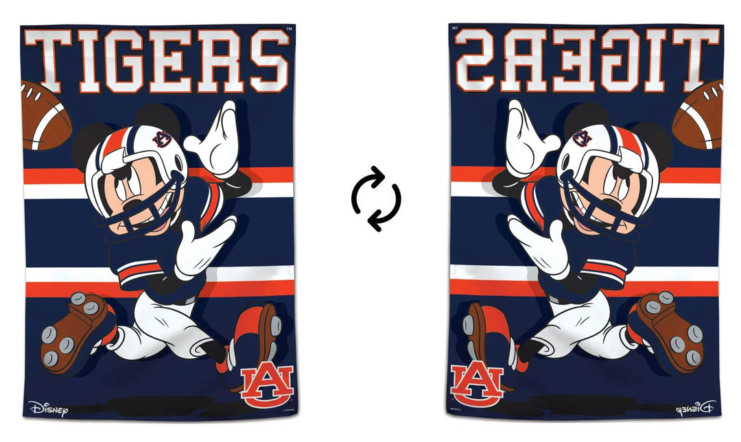 Auburn Tigers Flag Mickey Mouse Football heartlandflags