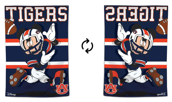 Auburn Tigers Flag Mickey Mouse Football heartlandflags