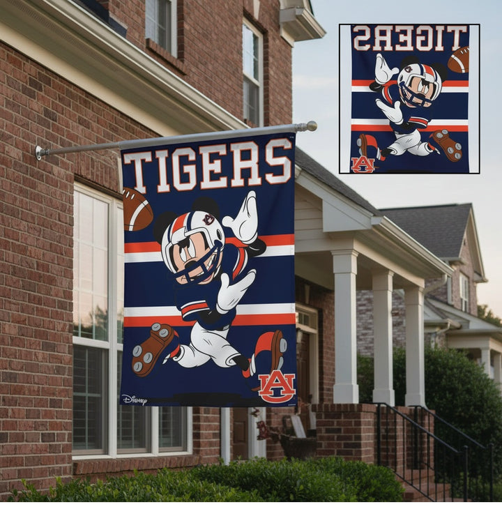 Auburn Tigers Flag Mickey Mouse Football heartlandflags
