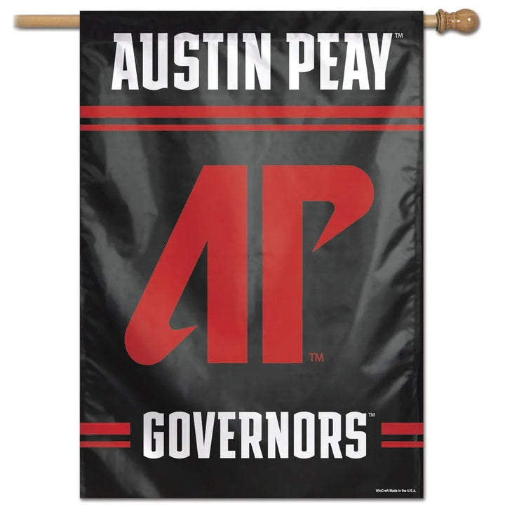 Austin Peay Governors Black Banner Flag heartlandflags