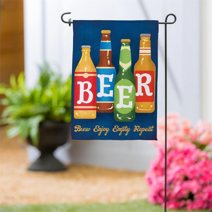 B.E.E.R 2 Sided Garden Flag heartlandflags