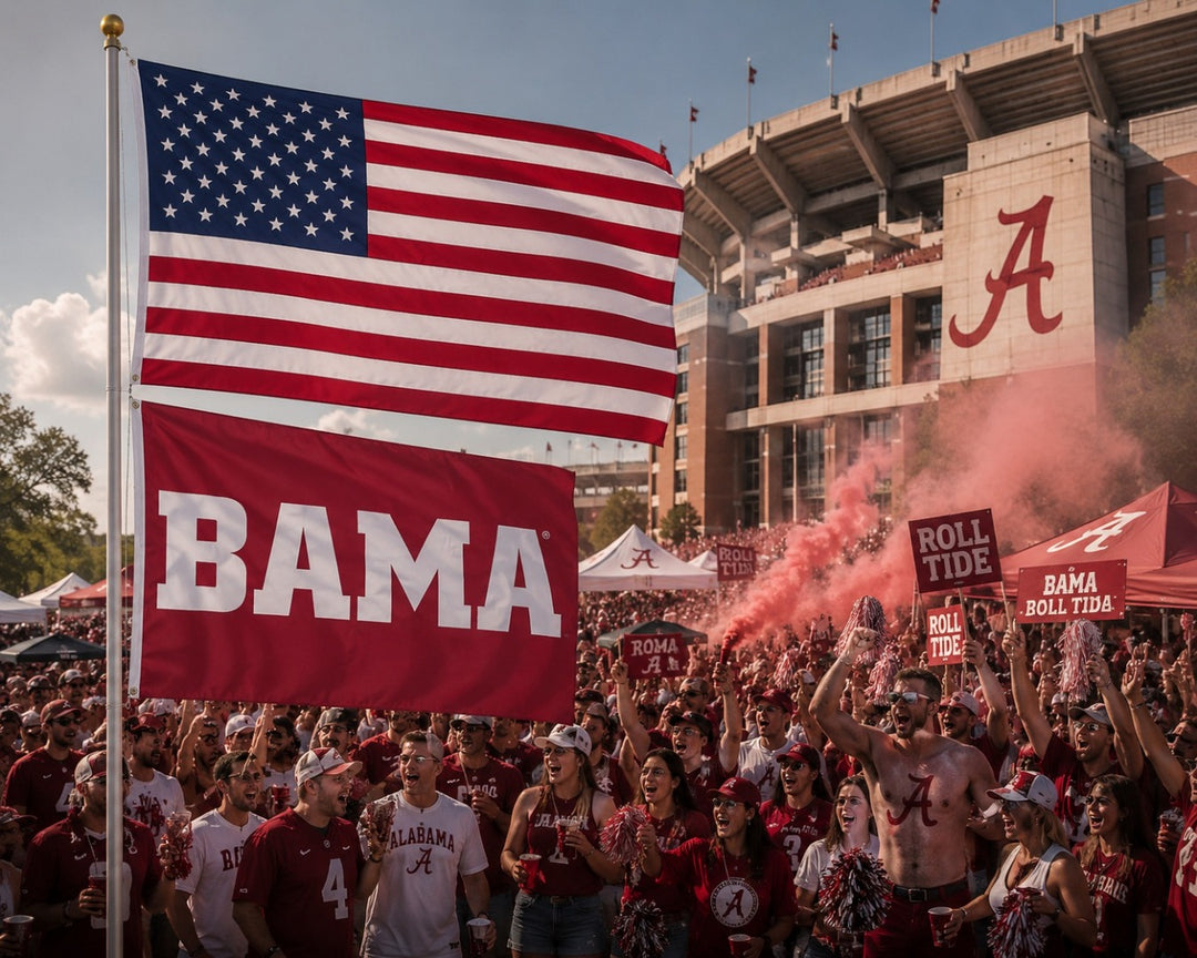 BAMA 2 Sided 3x5 Flag