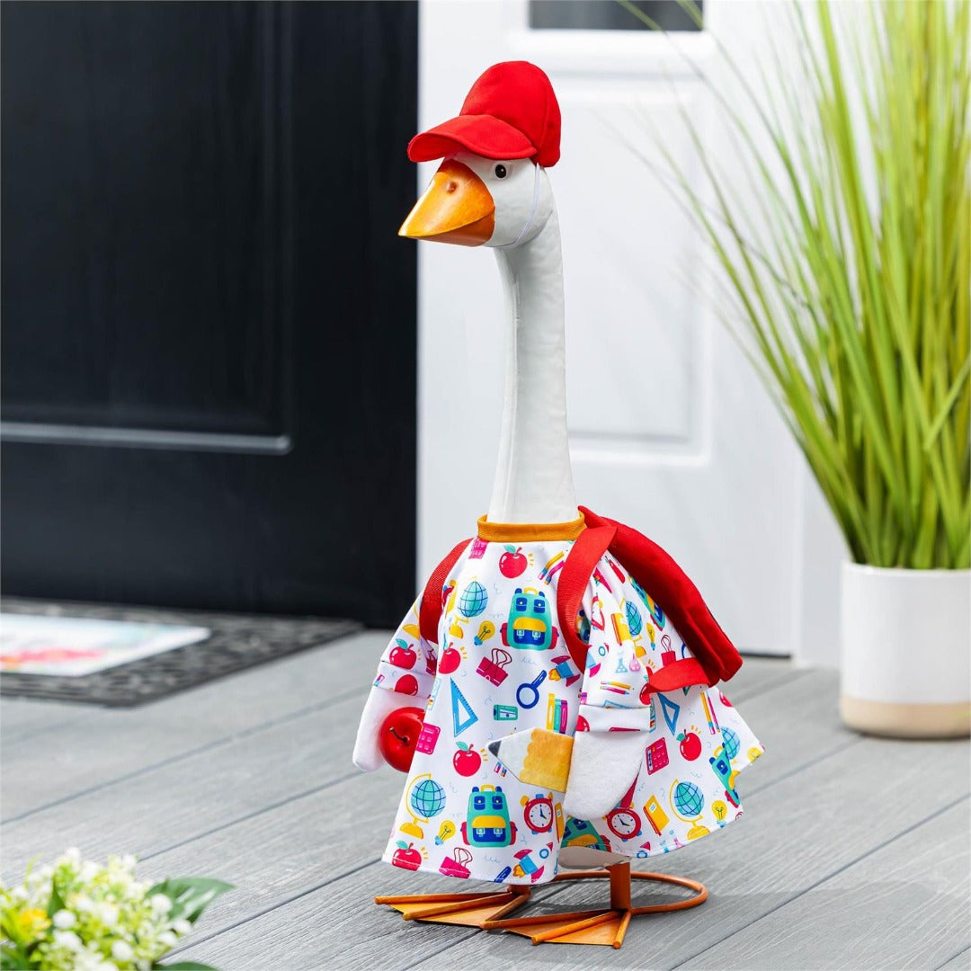 Back To School Porch Goose Outfit heartlandflags