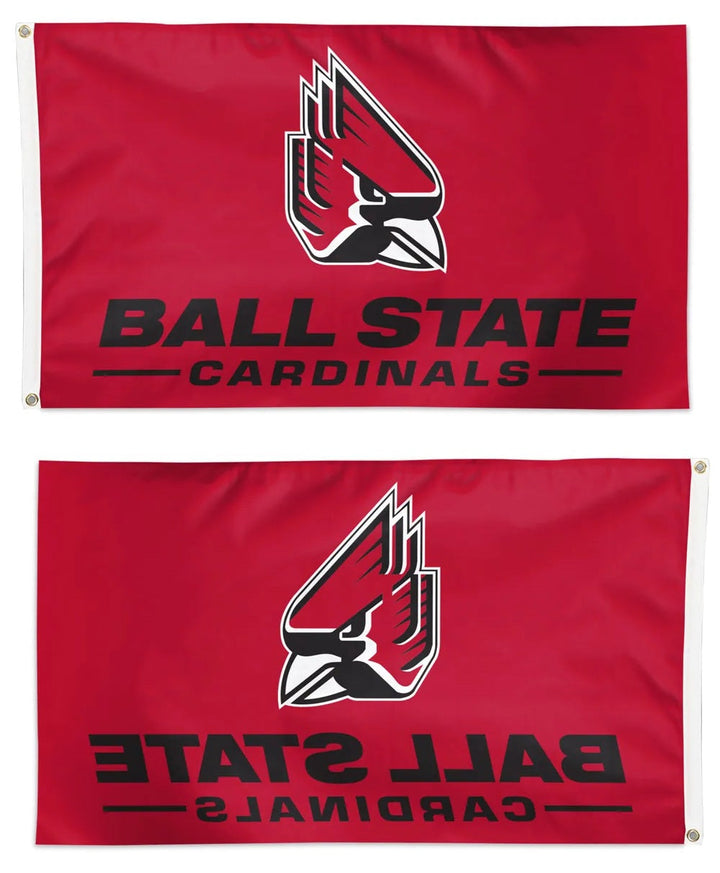Ball State Cardinals 3x5 Red Flag heartlandflags