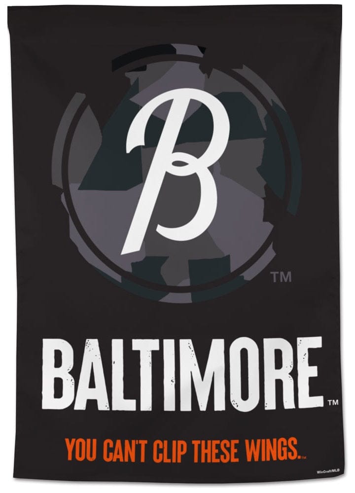 Baltimore Orioles Banner City Connect House Flag heartlandflags