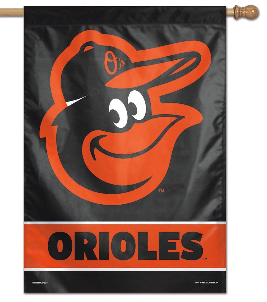 Baltimore Orioles Banner Vertical House Flag heartlandflags