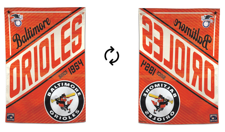 Baltimore Orioles Cooperstown Banner Throwback Logo heartlandflags