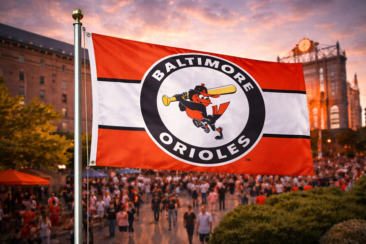 Baltimore Orioles Flag 3x5 Retro Throwback Cooperstown heartlandflags