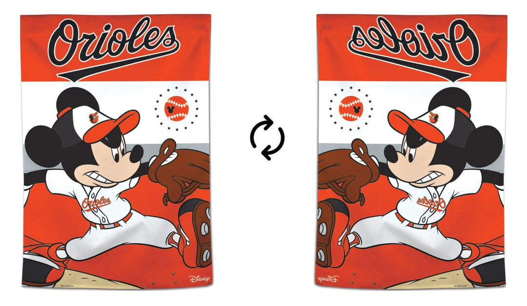 Baltimore Orioles Mickey Mouse Banner heartlandflags