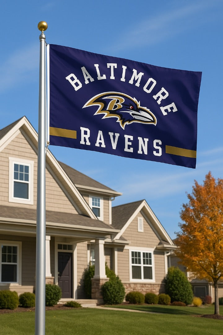 Baltimore Ravens 3x5 Flag - Official NFL Team Banner heartlandflags