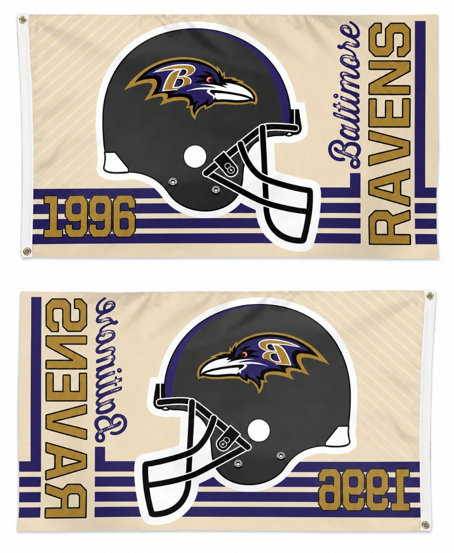 Baltimore Ravens Classic 1996 Logo 3x5 Flag heartlandflags