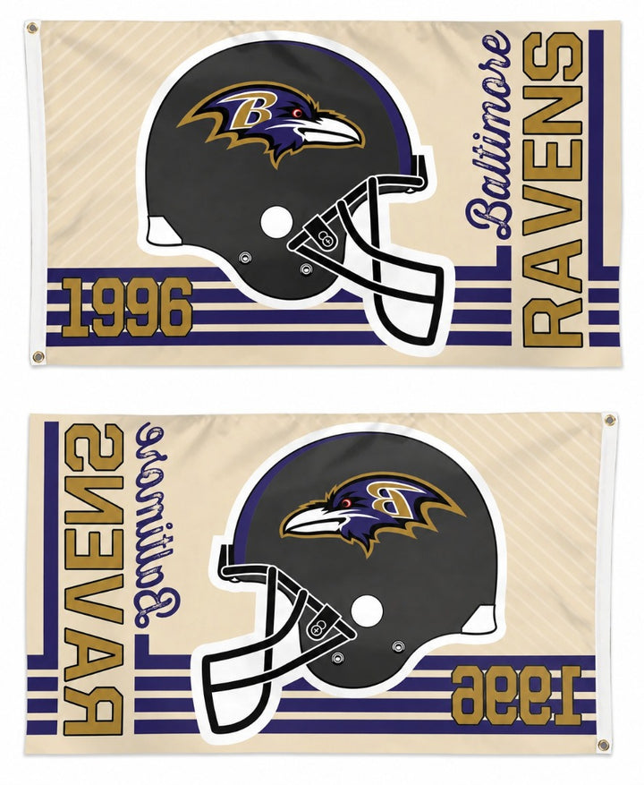 Baltimore Ravens Classic 1996 Logo 3x5 Flag heartlandflags