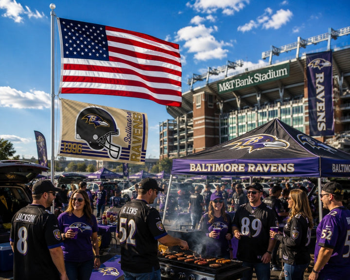 Baltimore Ravens Classic 1996 Logo 3x5 Flag heartlandflags