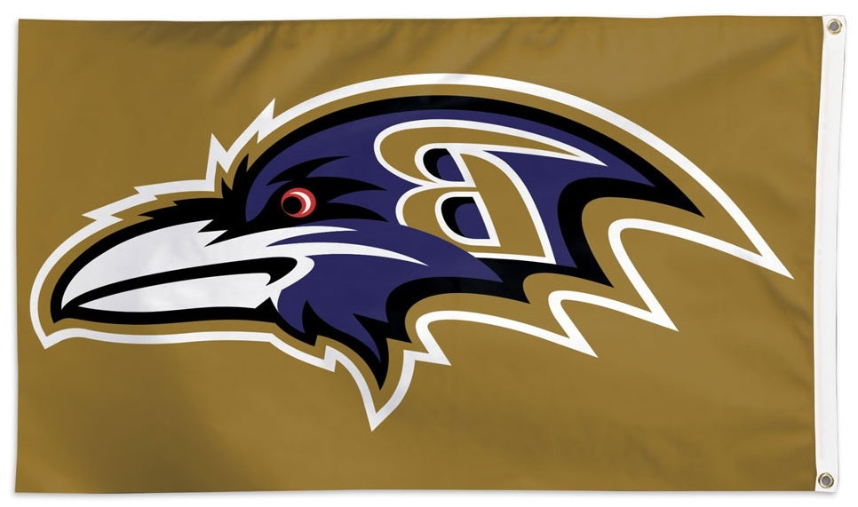 Baltimore Ravens Flag 3x5 Gold heartlandflags