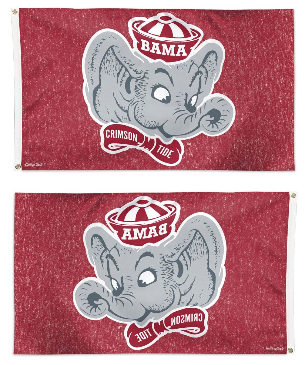 Bama Crimson Tide Retro 3x5 Flag heartlandflags