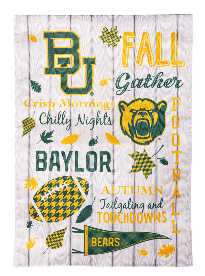 Baylor Fall 2 Sided Garden Flag heartlandflags