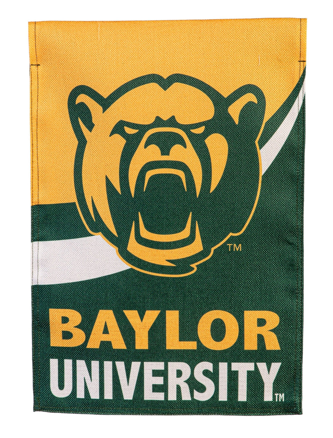 Baylor University 2 Sided Burlap Garden Flag heartlandflags