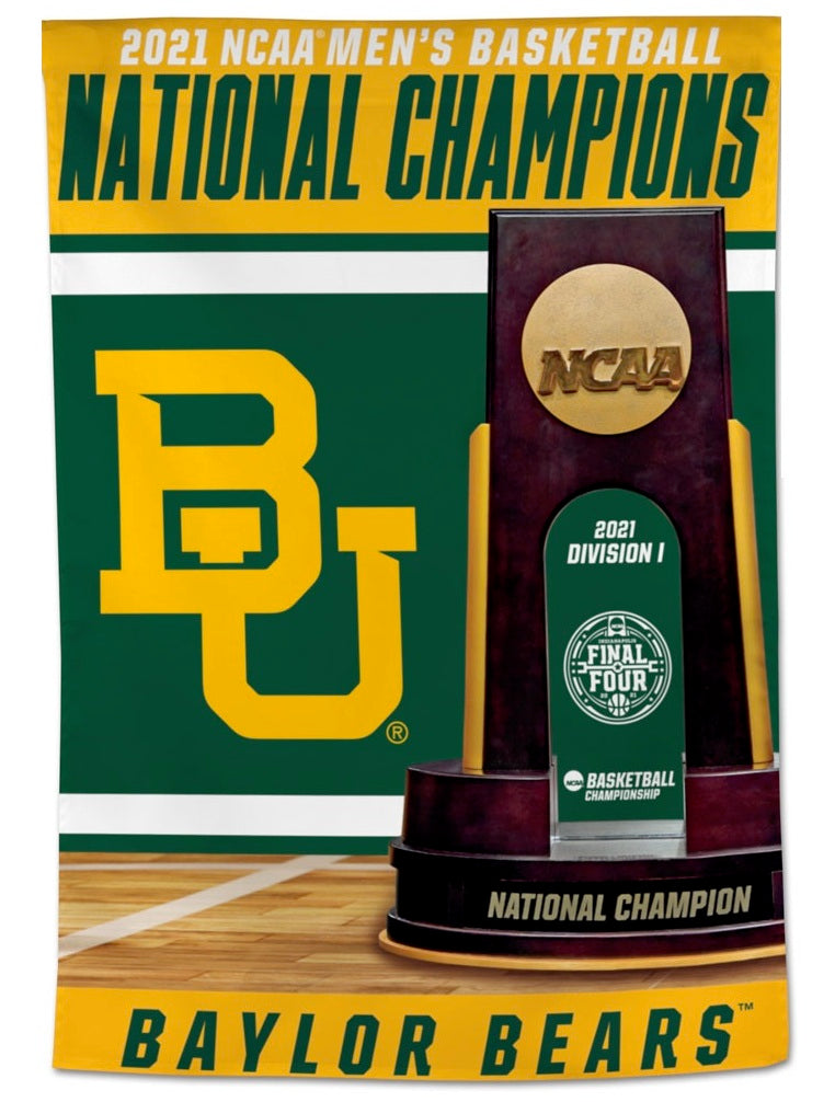 Baylor University Flag 2021 Basketball Champions heartlandflags