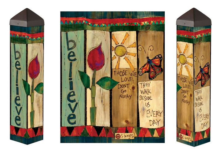 Believe Art Pole 20 Inches Tall Memorial heartlandflags