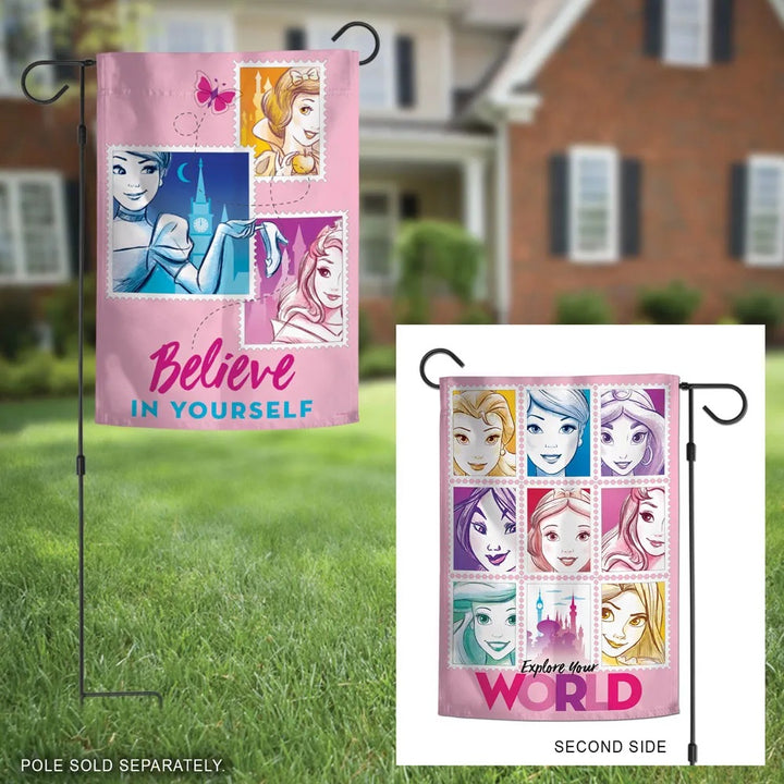 Believe Disney Princesses 2 Sided Garden Flag heartlandflags