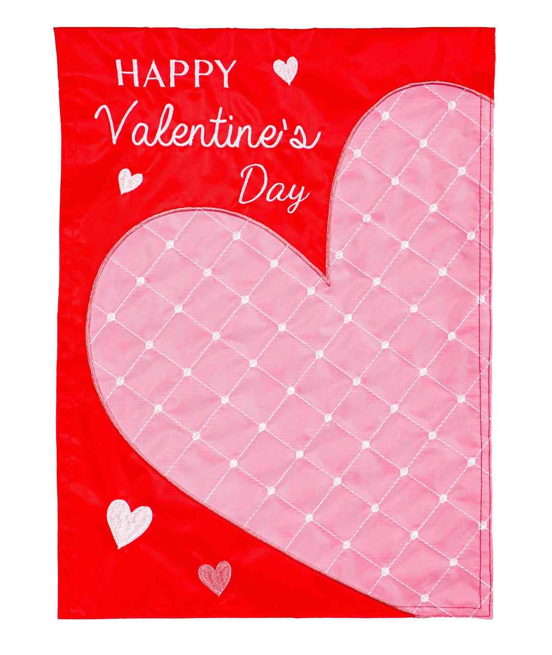 Big Heart Valentine Garden Flag 2 Sided heartlandflags