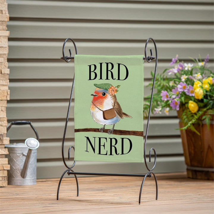 Bird Nerd 2 Sided Garden Flag heartlandflags