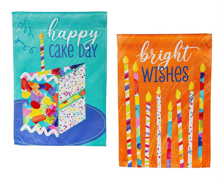 Birthday Party 2 Sided Reversible Garden Flag heartlandflags