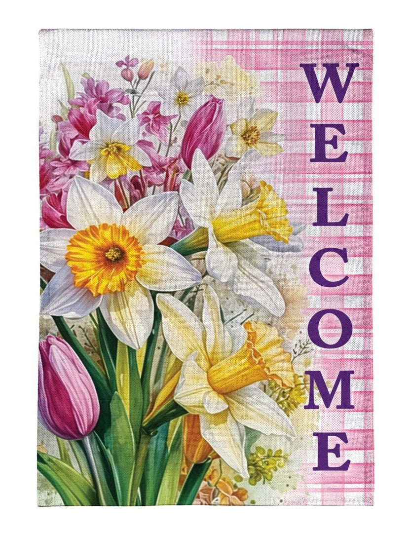 Blooming Buttercups 2 Sided Garden Flag heartlandflags