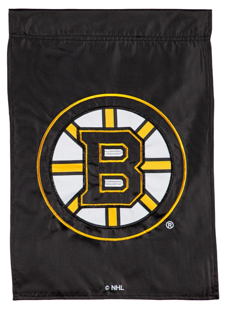 Boston Bruins 2 Sided Applique Garden Flag heartlandflags