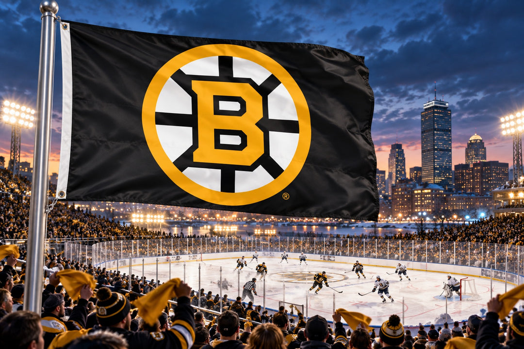 Boston Bruins Black 3x5 Flag