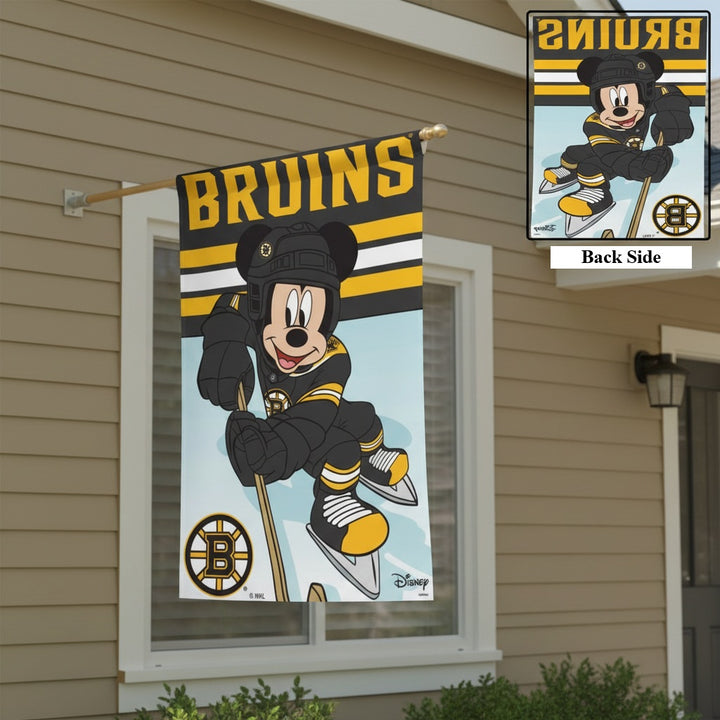 Boston Bruins Mickey Mouse Hockey Banner heartlandflags