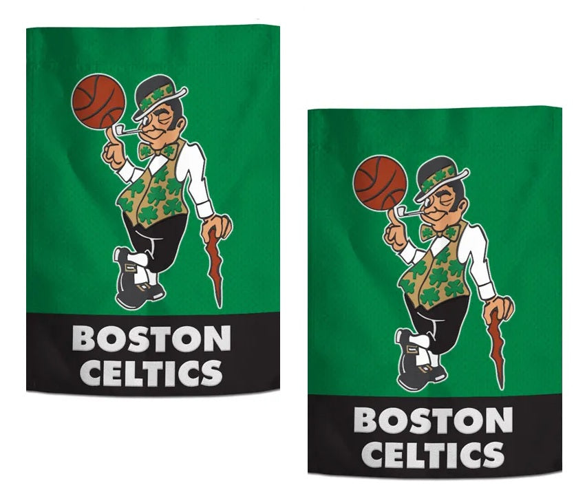 Boston Celtics 2 Sided Embroidered Garden Flag heartlandflags